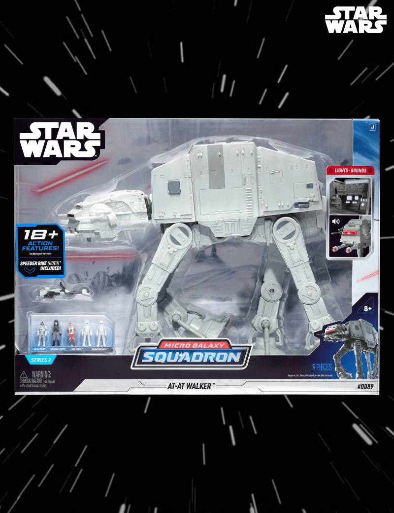 Marcheur AT-AT - Véhicule 28cm & Figurine Assault ClassStar Wars Micro Galaxy Squadron