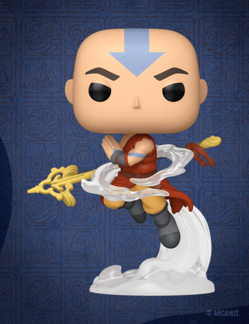 Aang n°2106 - Figurine Funko POP! Animation Aang Le Dernier Maître de l'Air