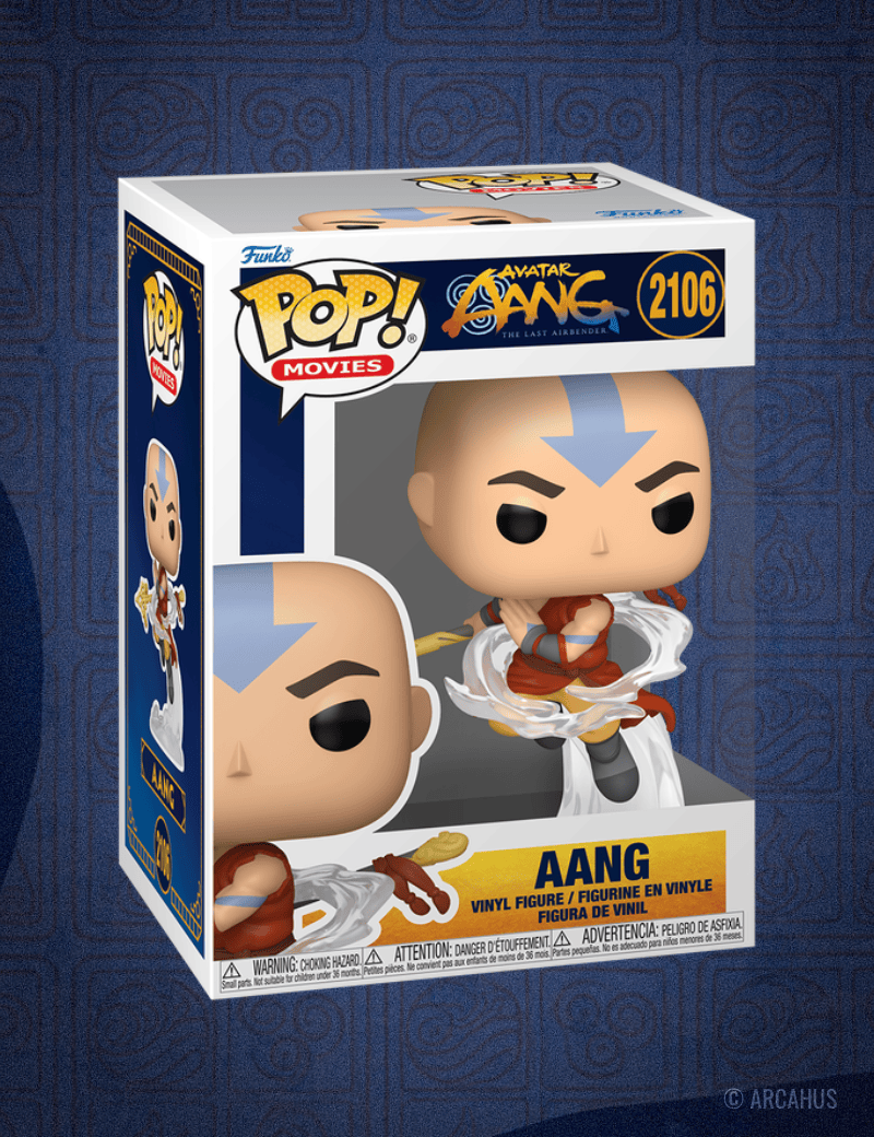 Aang n°2106 - Figurine Funko POP! Animation Aang Le Dernier Maître de l'Air