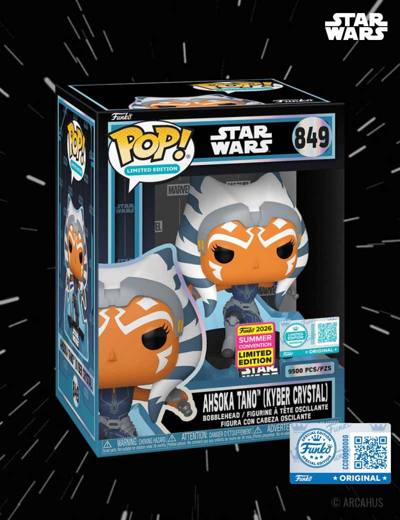 Ahsoka Tano (Kyber Crystal) n°849 - Figurine Funko POP! Limited Edition Star Wars