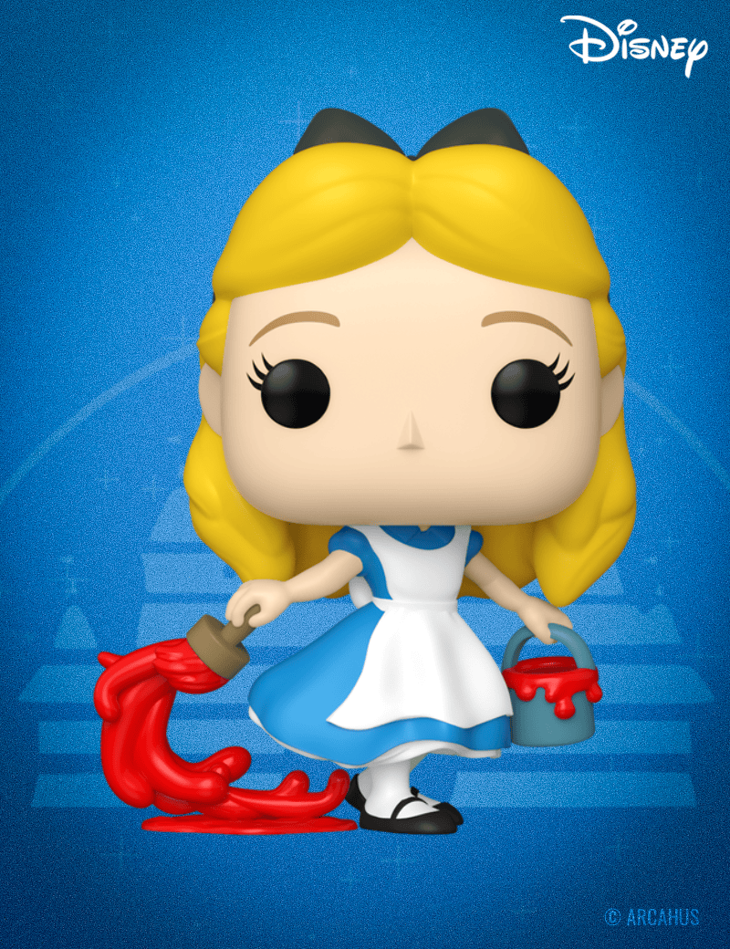 Alice avec de la Peinture n°1769 - Figurine Funko POP! Disney Alice au Pays des Merveilles