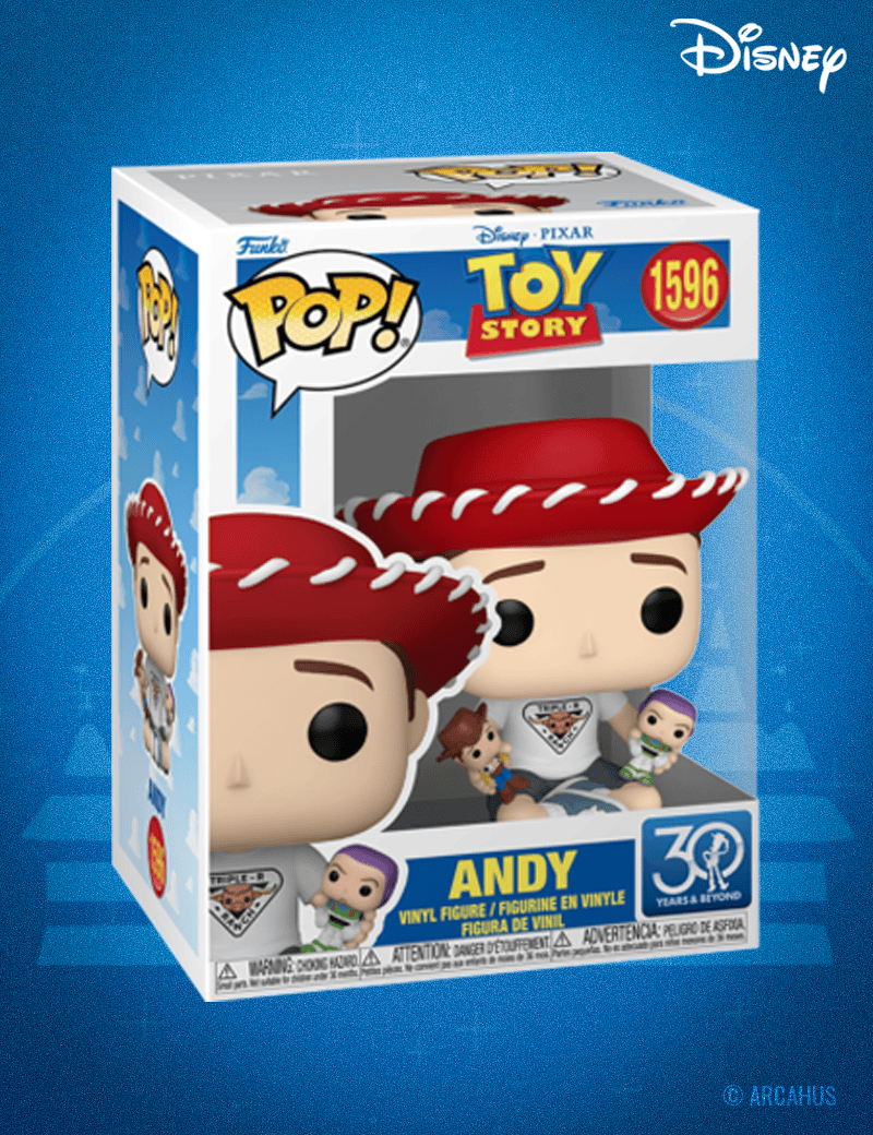 Andy n° 1596 - Figurine Funko POP! Disney Pixar Toy Story 30eme Anniversaire