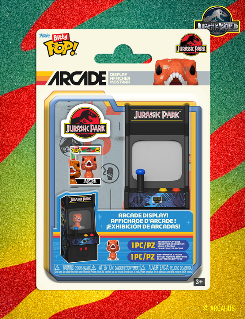 Raptor (8bit) - Funko Bitty POP! Arcade Jurassic Park