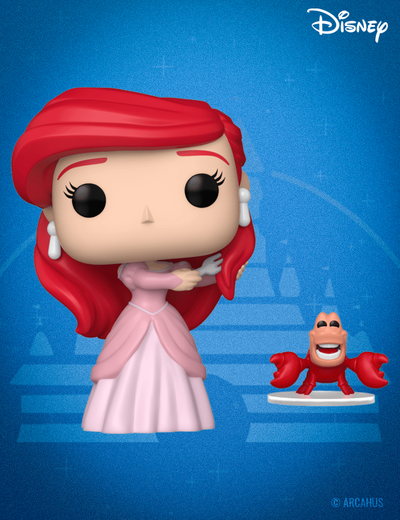 Ariel avec Sébastien n°1755 - Figurine Funko POP! & Buddy Disney La Petite Sirène