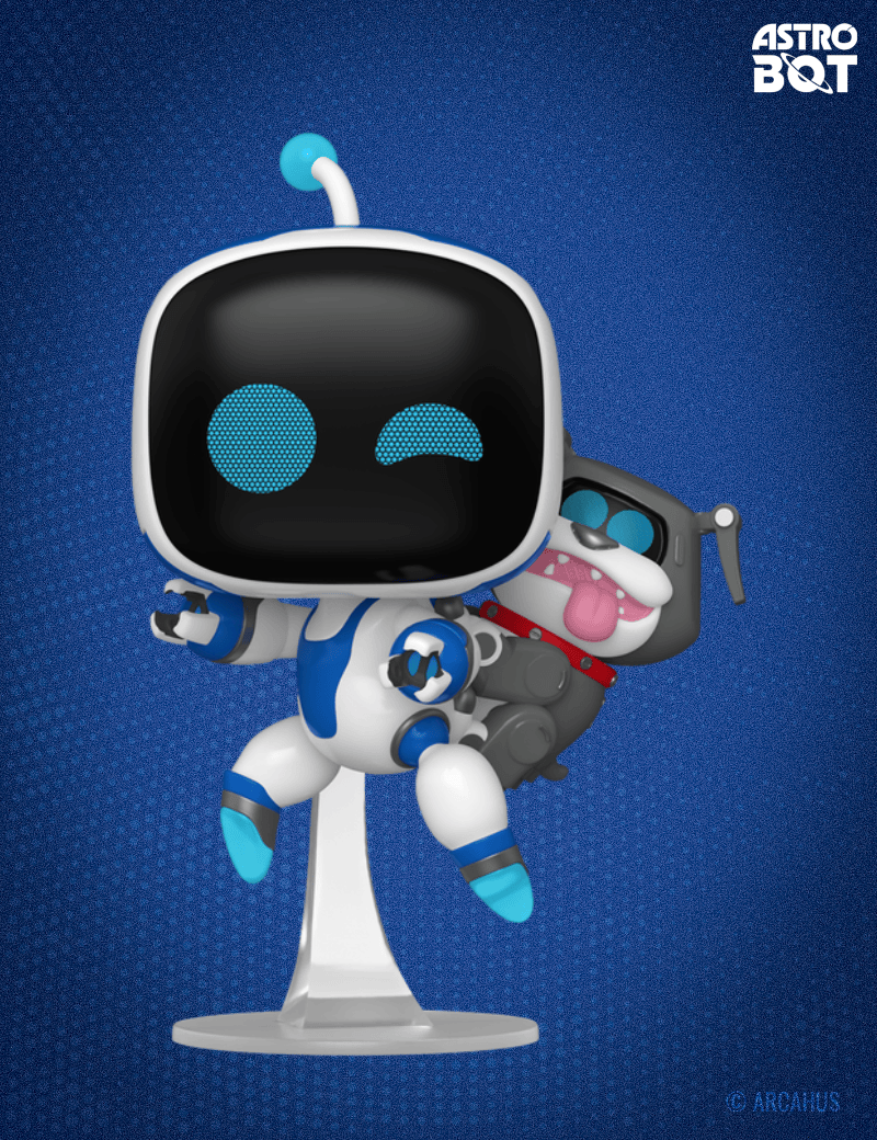 Astro avec Barkster n°1301 - Figurine Funko POP! Games Astro Bot