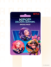 K-Pop Demon Hunters - Pack 3 Badges KPop Demon Hunters