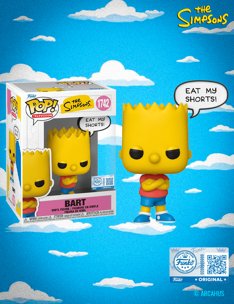 Bart (Eat my shorts!) n° 1742 - Figurine Funko POP! Television Les Simpsons