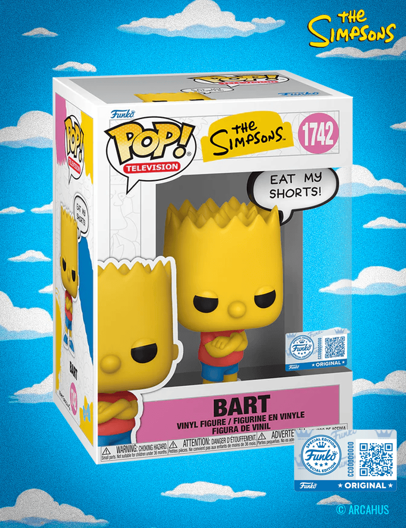 Bart (Eat my shorts!) n° 1742 - Figurine Funko POP! Television Les Simpsons
