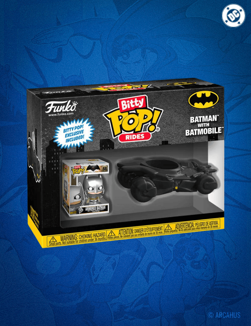 Batman avec Batmobile - Funko Bitty POP! Ride DC Batman