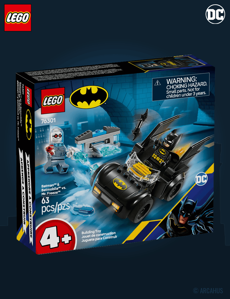 Batman et la Batmobile contre Mr. Freeze - Lego DC Batman 76301