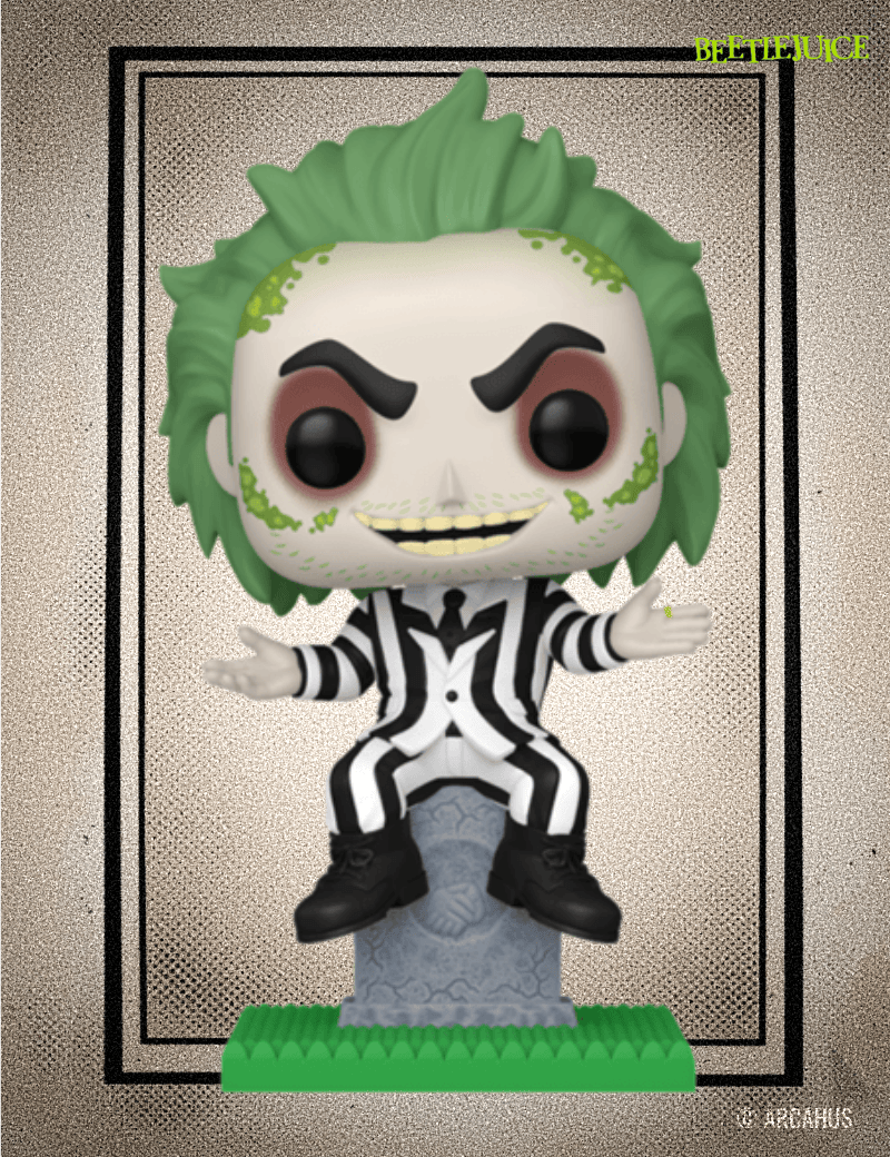 Beetlejuice avec pierre tombale n°1757 - Figurine Funko POP! Plus Movies Beetlejuice