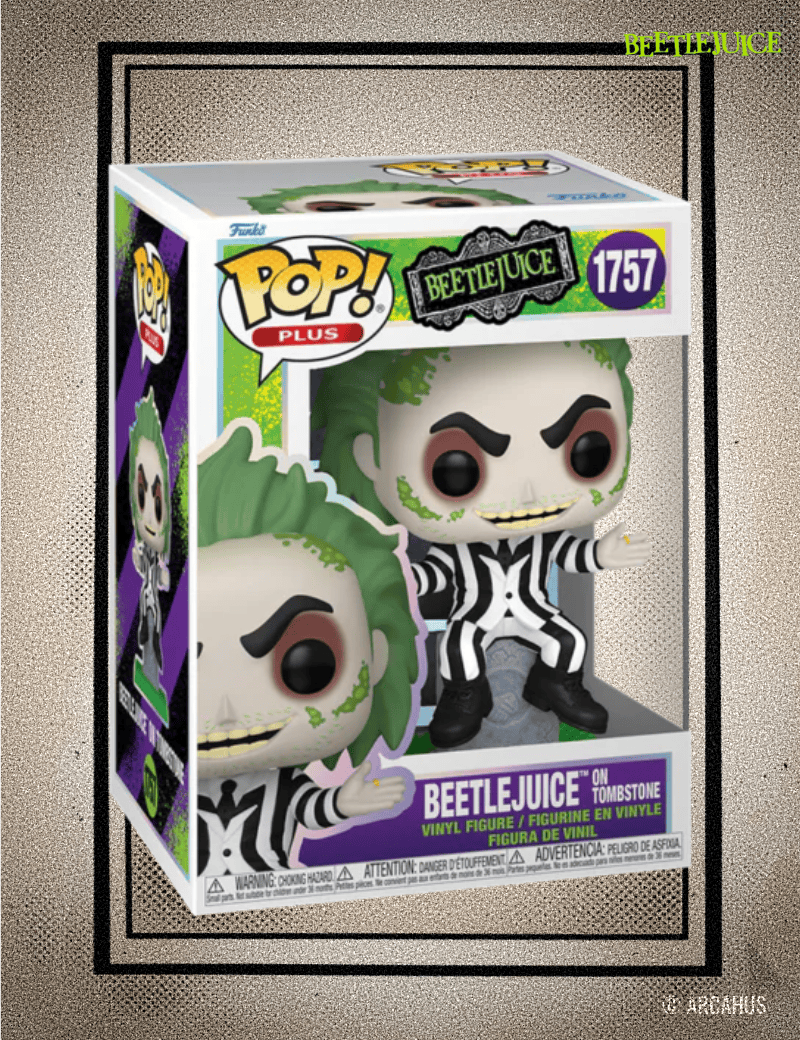 Beetlejuice avec pierre tombale n°1757 - Figurine Funko POP! Plus Movies Beetlejuice