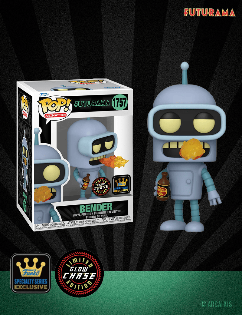 Bender (Chase) n° 1757 - Figurine Funko POP! Animation Futurama