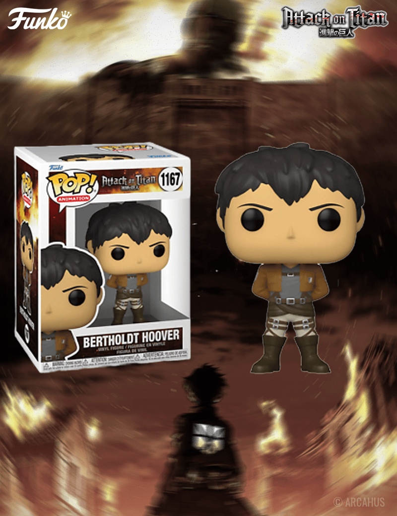 Bertholdt Hoover n° 1167 - Figurine Funko POP! Animation L'Attaque des Titans