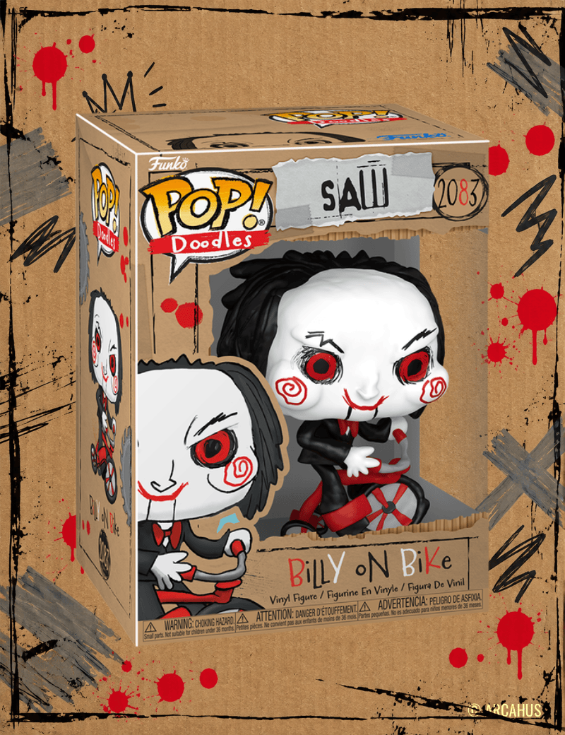 Billy on Bike (Doodles) n°2083 - Figurine Funko POP! Doodles Movies Saw