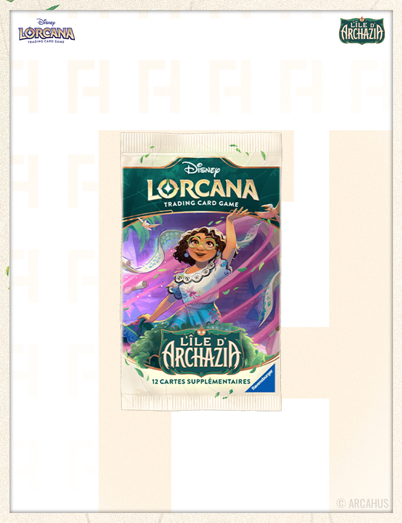 Disney Lorcana -  Booster VF Aléatoire Chapitre 7 L'Île d'Archazia