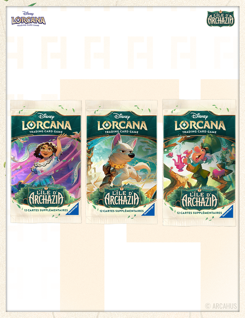 Disney Lorcana -  Booster VF Aléatoire Chapitre 7 L'Île d'Archazia