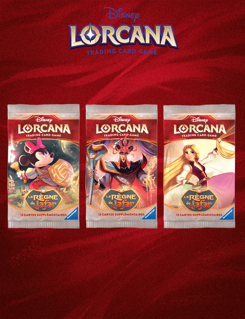 Display Scellée Disney Lorcana - 24 Boosters VF Aléatoire Chapitre 8 Le Reigne de Jafar