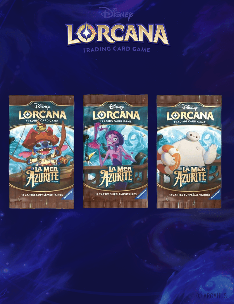 Disney Lorcana -  Booster VF Aléatoire Chapitre 6 La Mer d'Azurite