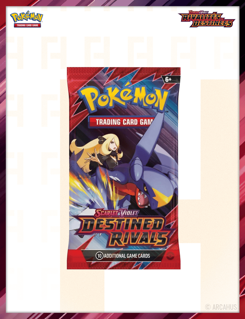 Booster Rivalités Destinées - Booster 1pc Aléatoire Pokémon VF EV 10 Écarlate et Violet