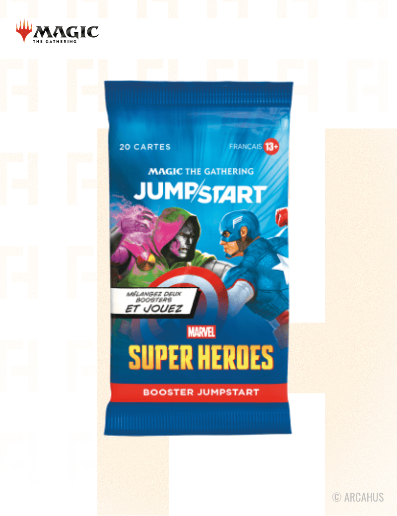 Booster Jumpstart Magic the Gathering : Marvel Super Heroes - Booster de jeu 1pc Aléatoire VF
