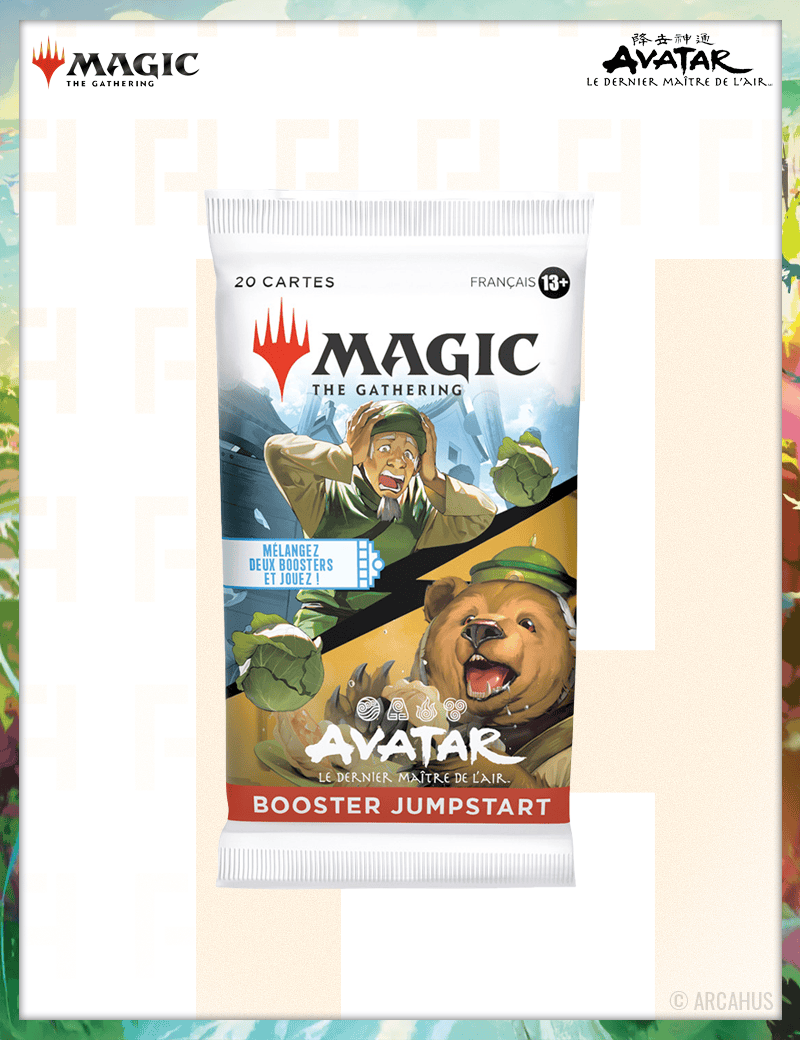 Booster Jumpstart Magic the Gathering : Avatar Le Dernier Maître de l'Air - Booster de jeu 1pc Aléatoire VF
