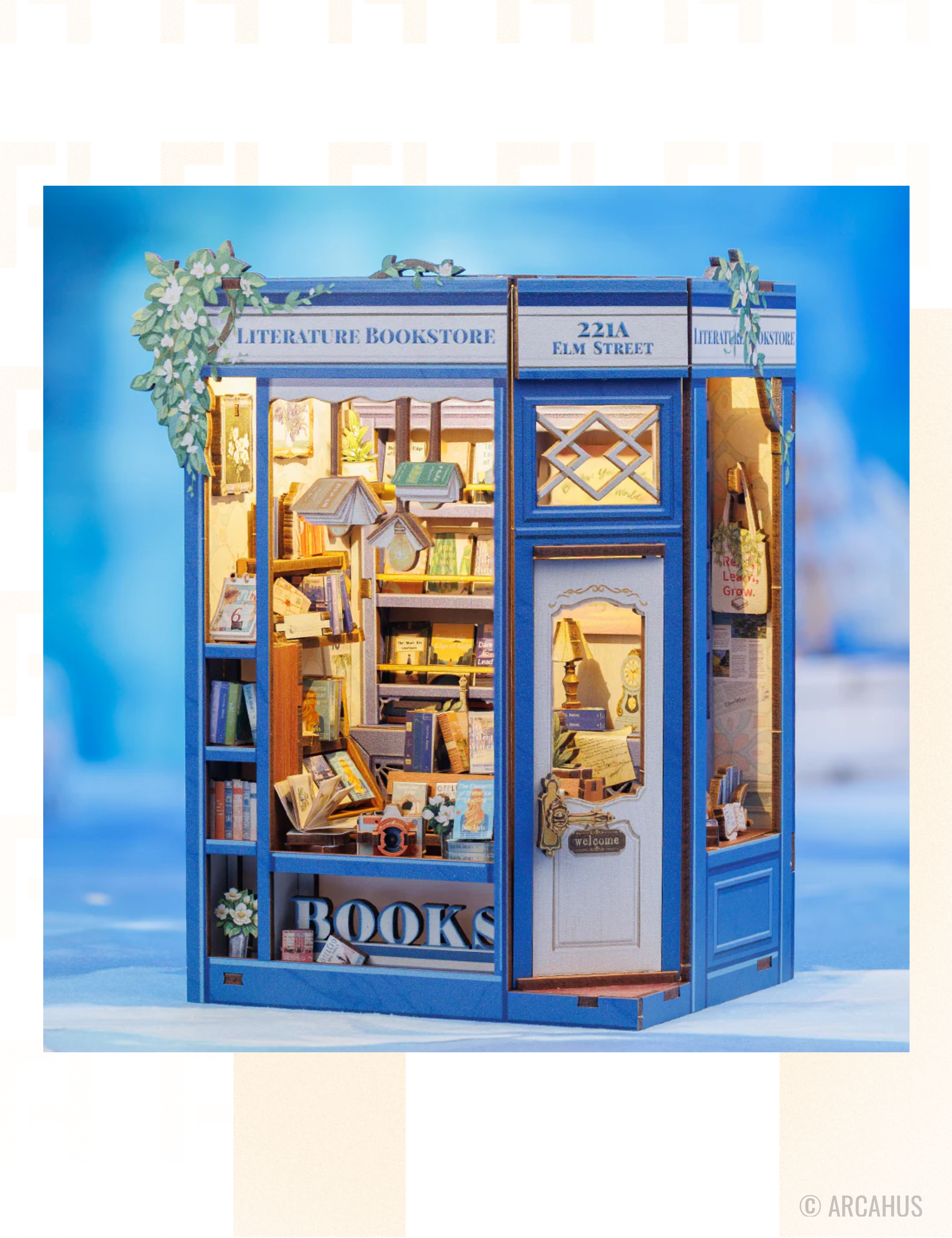 Librairie Littéraire - Book Nook DIY + Eclairage LED