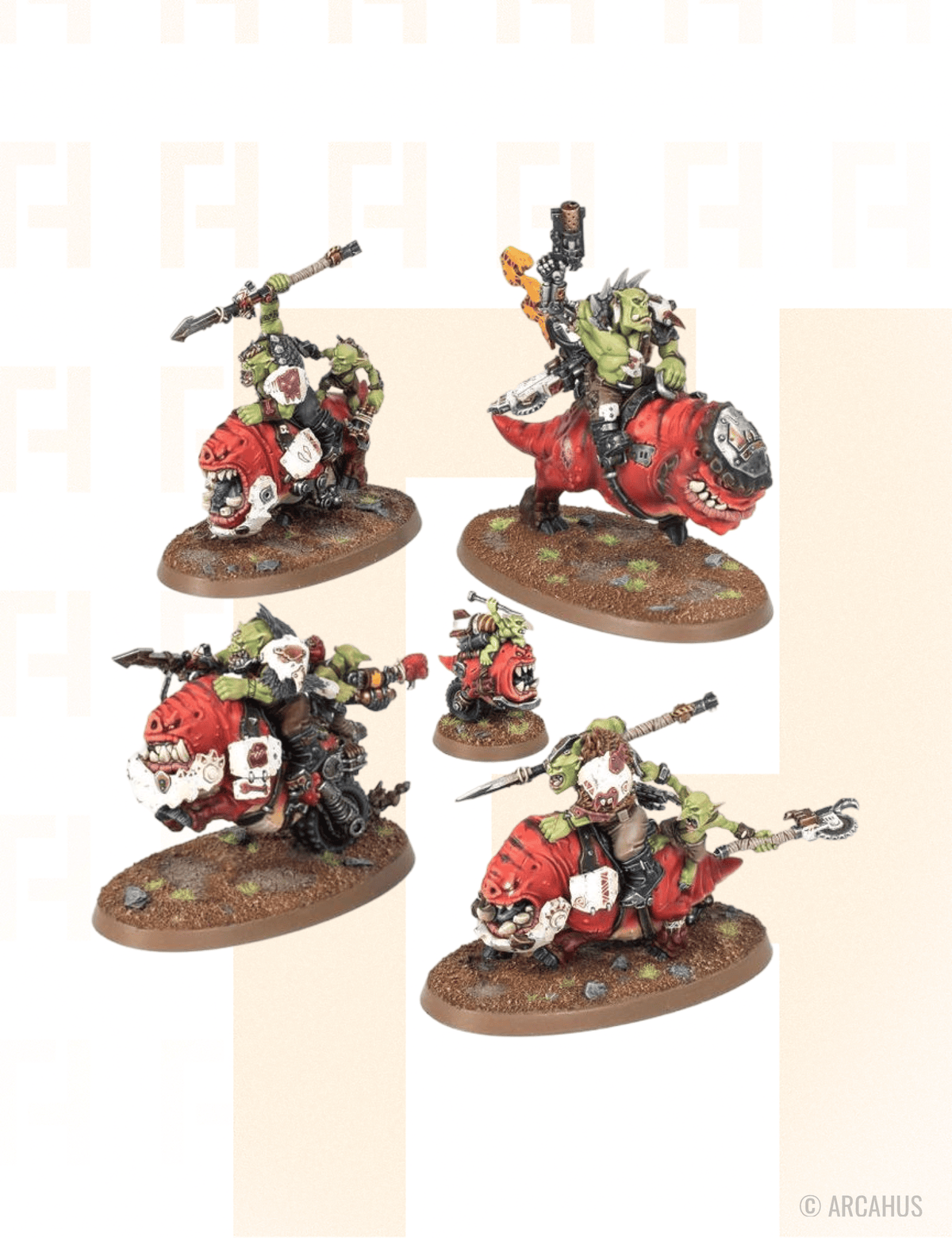 Boyz sur Squigliers - Figurine Miniature Warhammer 40,000 Orks