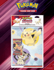 Portfolio Pikachu / Mimiqui + Booster Rivalités Destinées - Cahier + Booster 1pc Aléatoire Pokémon VF EV 10 Écarlate et Violet
