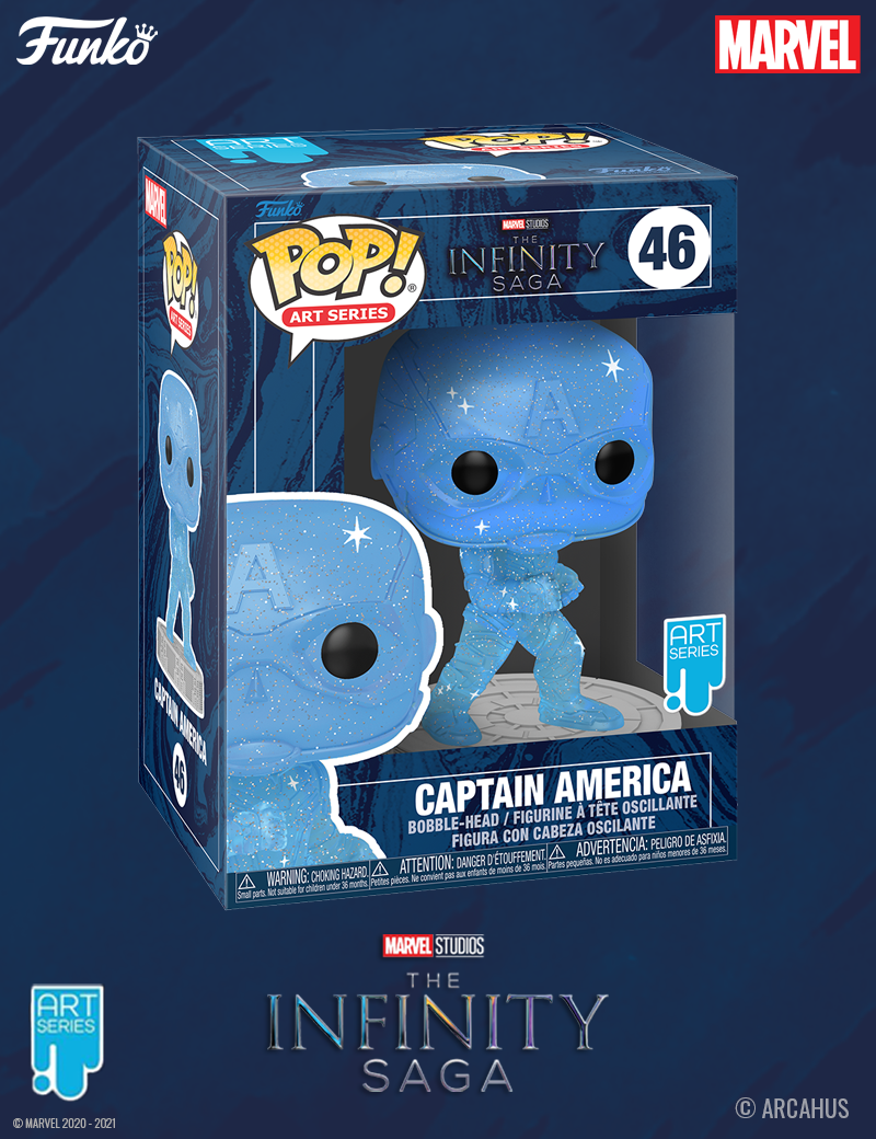 Captain America n°46 - Figurine Funko POP! Marvel Infinity Saga Art Series