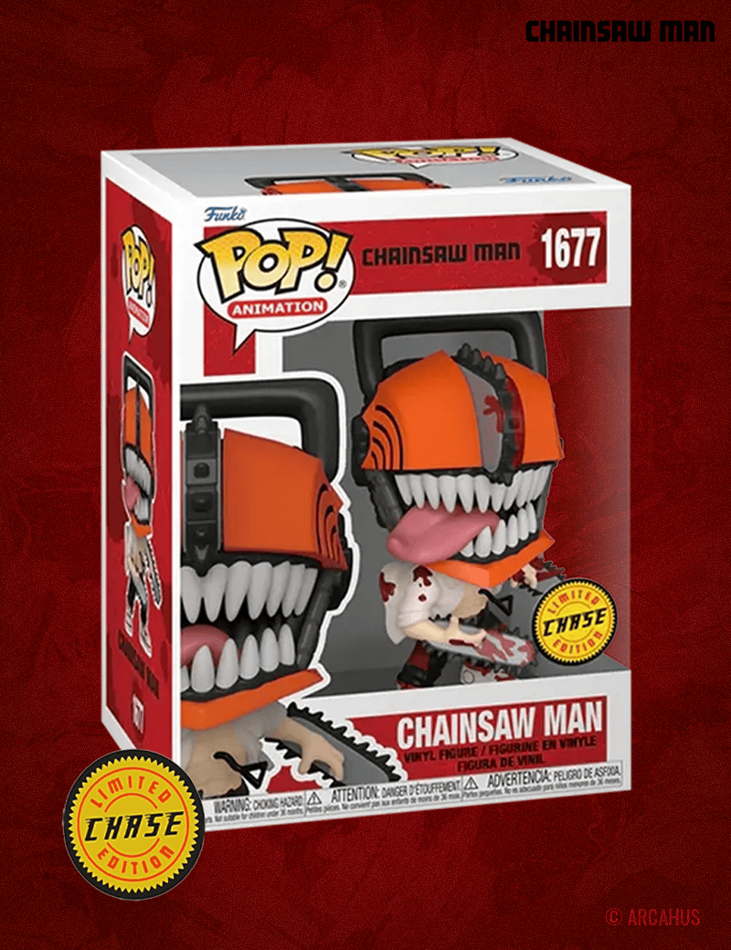 Chainsaw Man (Chase) n° 1677 - Figurine Funko POP! Animation Chainsaw Man