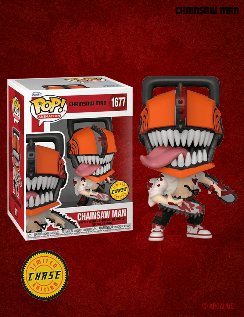 Chainsaw Man (Chase) n° 1677 - Figurine Funko POP! Animation Chainsaw Man