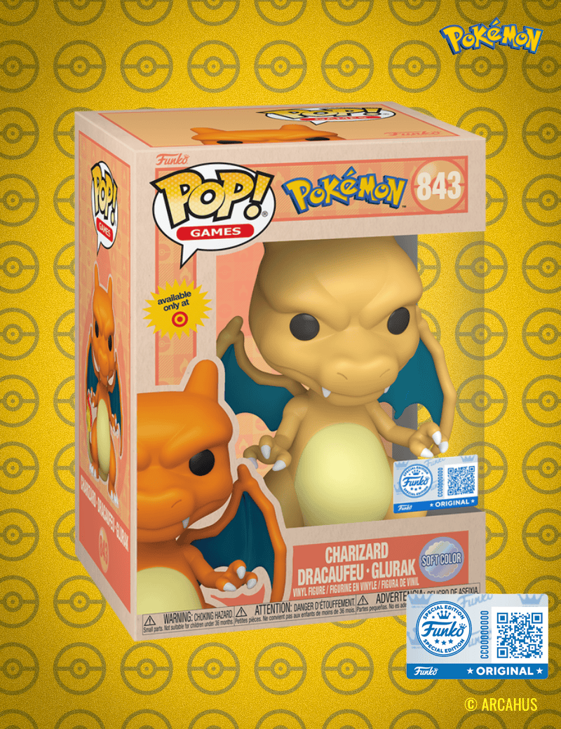 Dracaufeu (Soft Color) n°843 - Figurine Funko POP! Games Pokémon