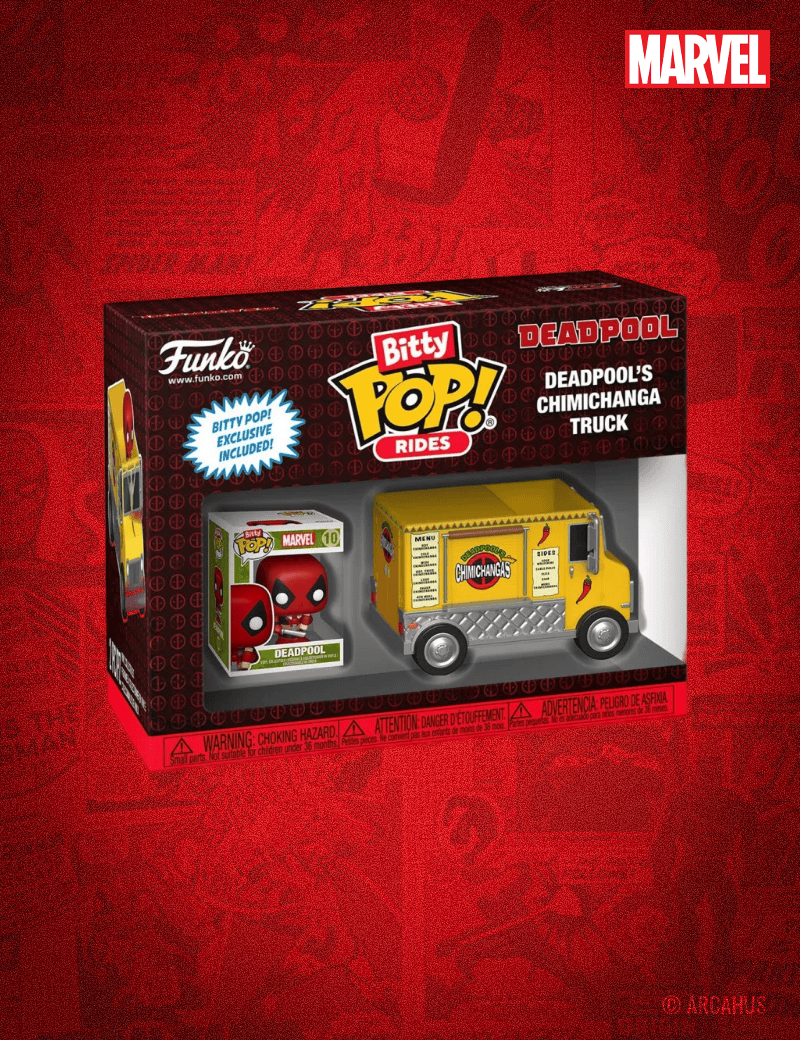 Deadpool avec Camion Chimichanga - Funko Bitty POP! Ride Marvel Deadpool