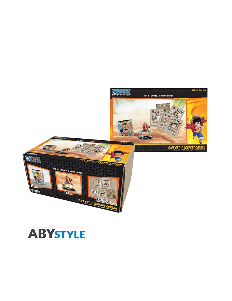 One Piece - Coffret cadeau Luffy Mug + Acryl® + Cartes postales