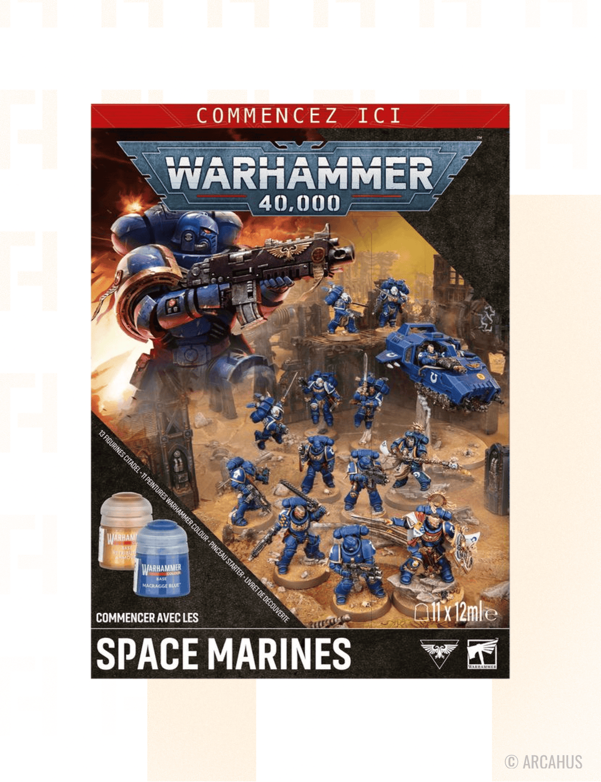 Warhammer 40,000: Commencer avec les Space Marines - Figurine Miniature Warhammer 40,000