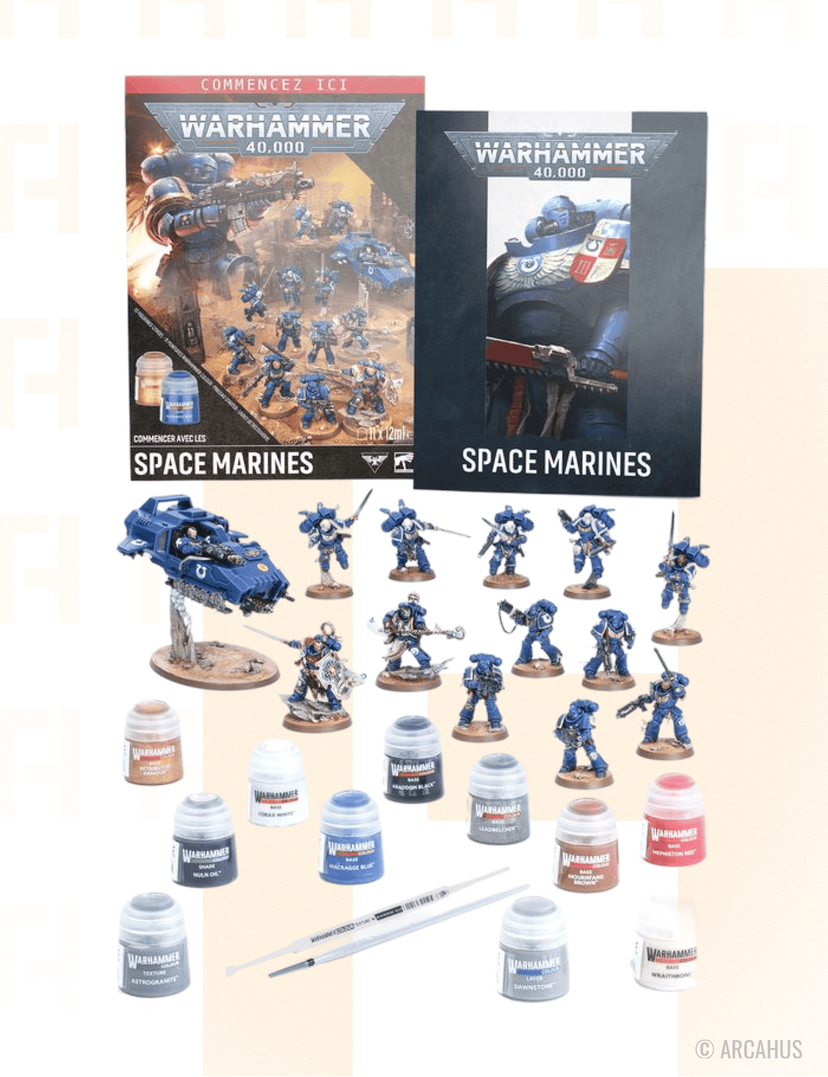 Warhammer 40,000: Commencer avec les Space Marines - Figurine Miniature Warhammer 40,000