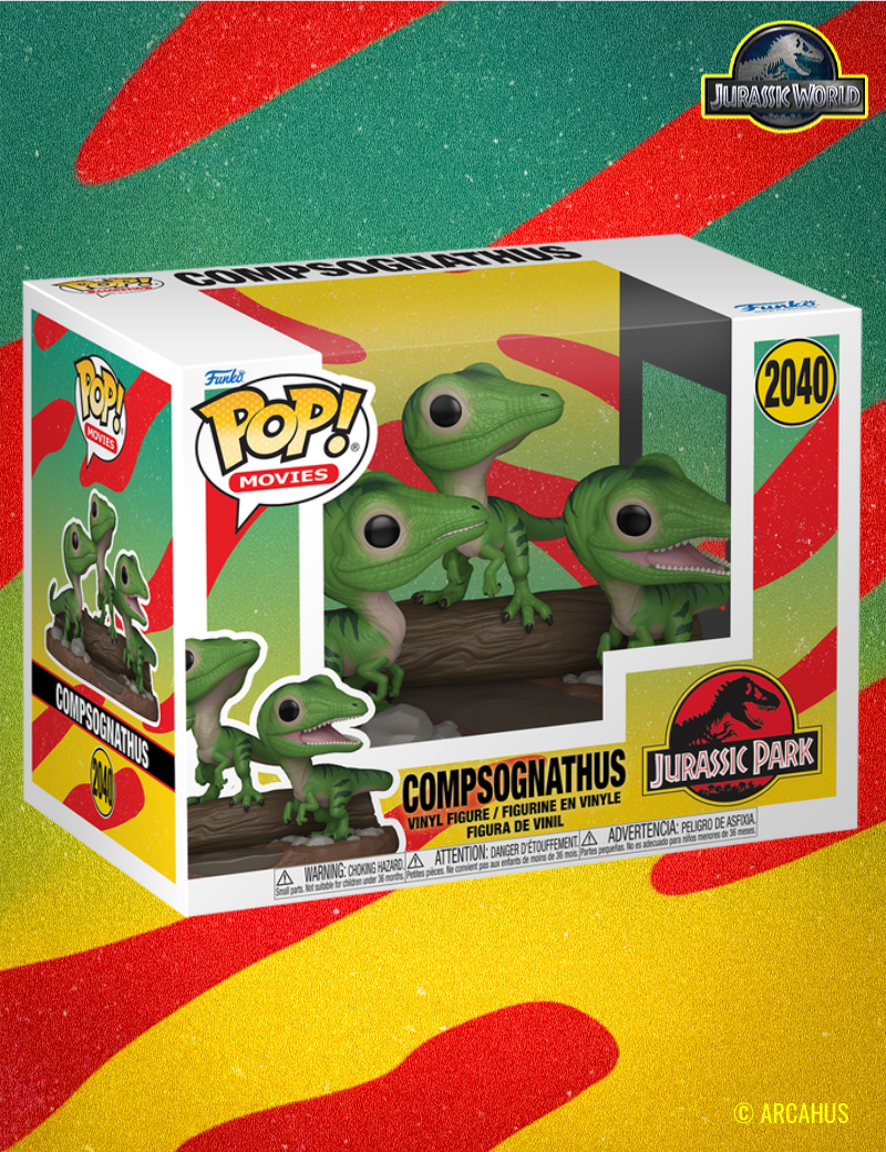 Compsognathus n°2040 - Figurine Funko POP! Premium Movies Jurassic Park