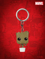 Dancing Groot Porte-clé - Figurine Funko POP! Pocket Keychain Marvel Les Gardiens de la Galaxie