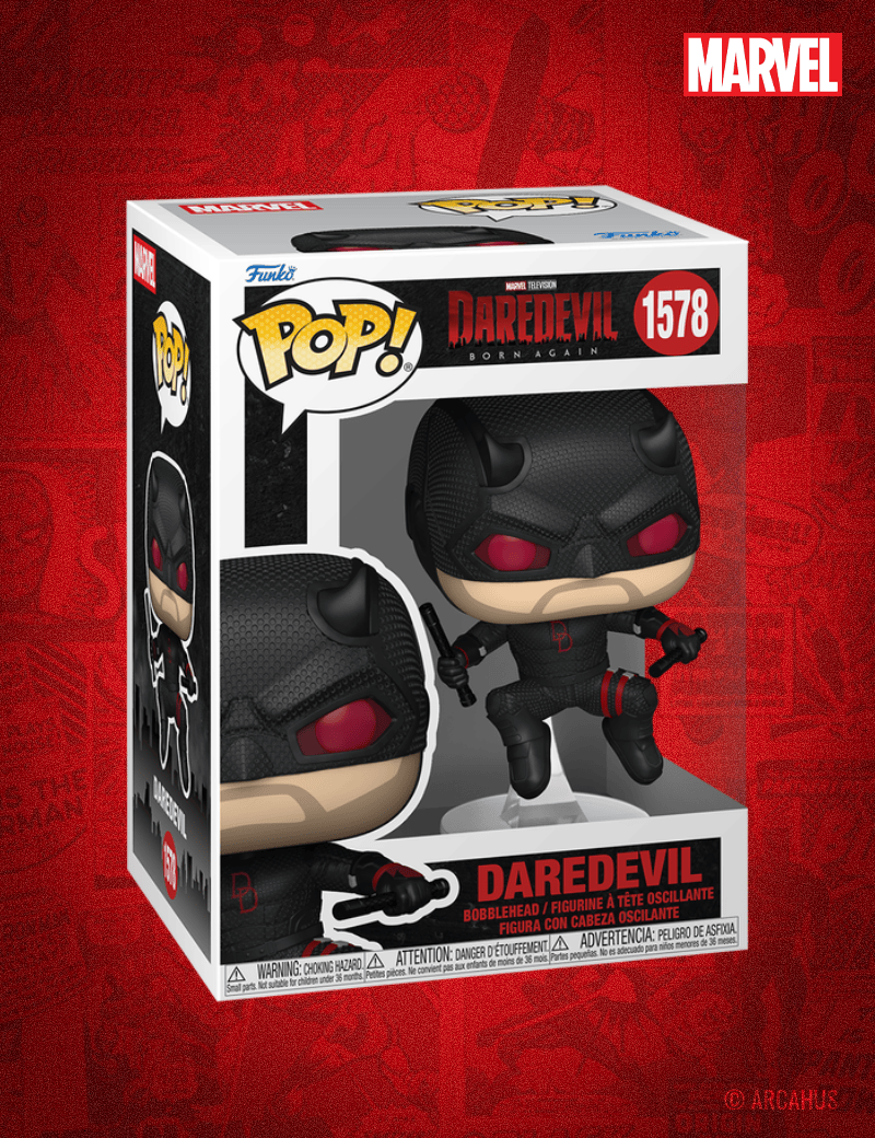 Daredevil (Tenue Noir) n°1578 - Figurine Funko POP! Marvel Studios Daredevil : Born Again S2