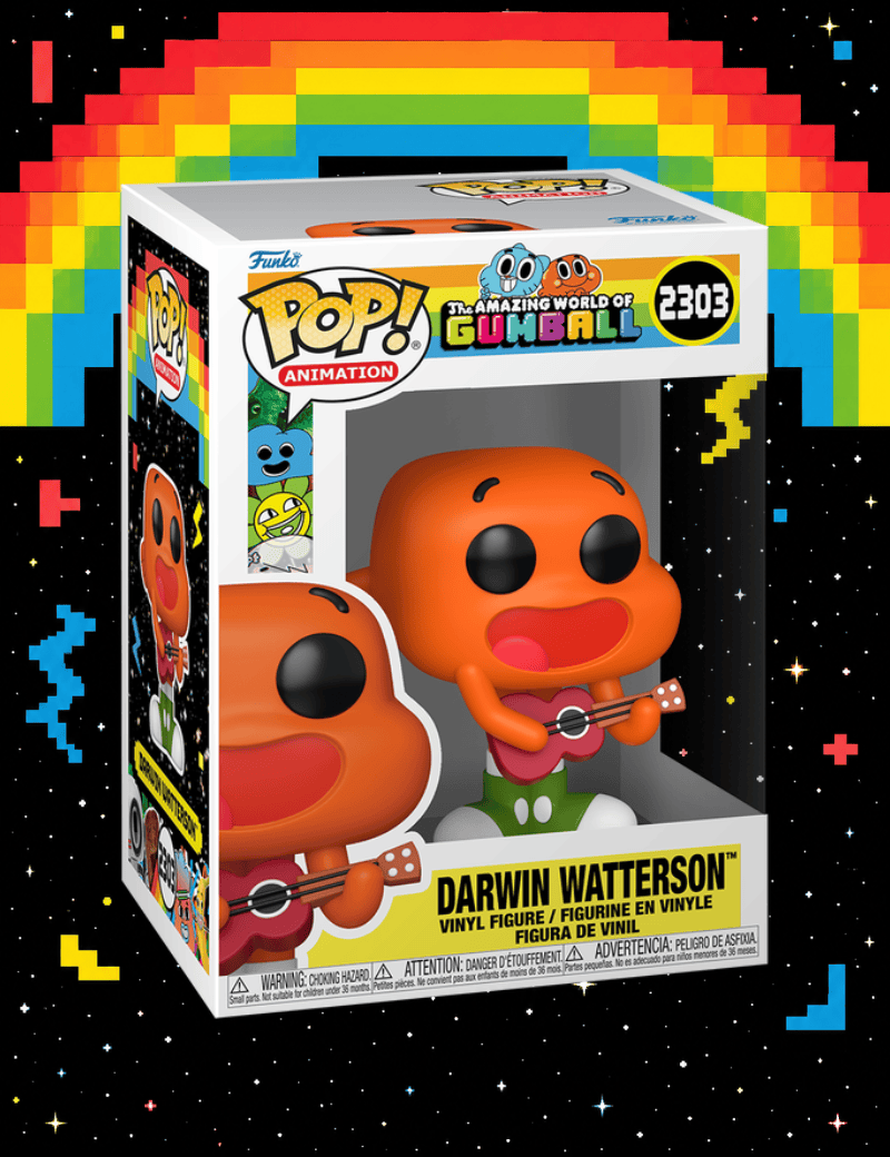 Darwin n°2303 - Figurine Funko POP! Animation Le Monde incroyable de Gumball