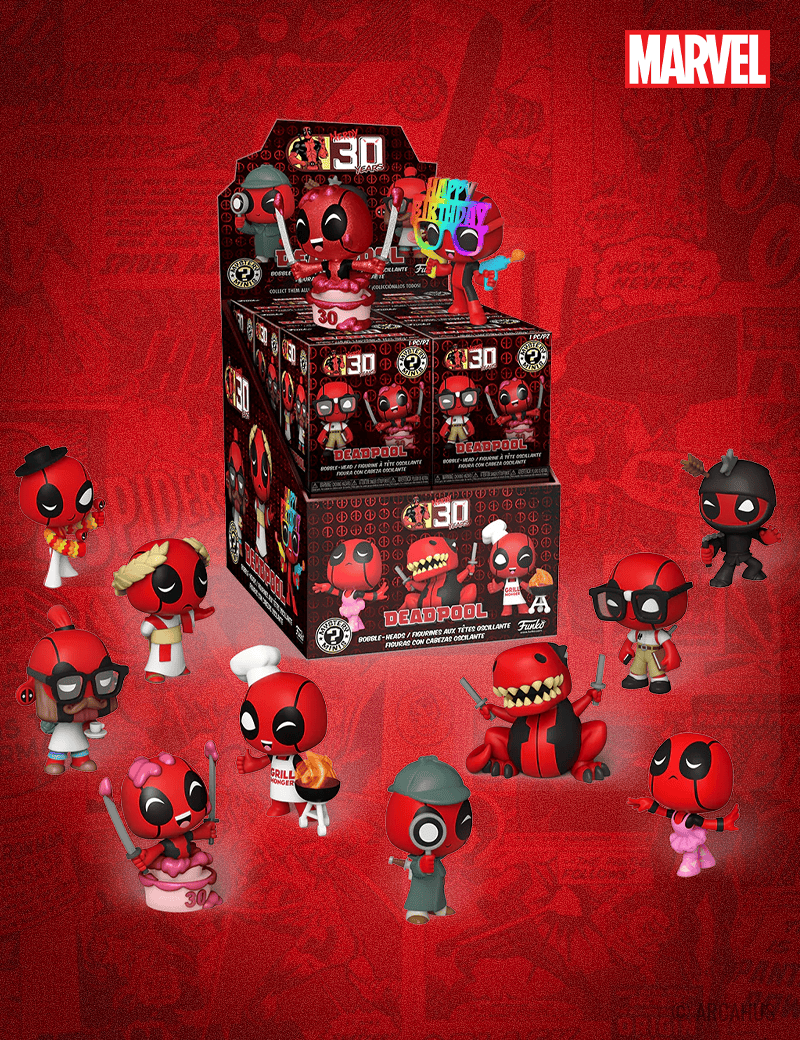 Deadpool 30th - Figurine aléatoire Mystery Minis Marvel Deadpool