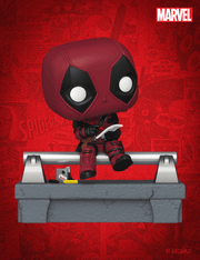 Deadpool sur le pont n°1580 - Figurine Funko POP! Deluxe Marvel Studios Deadpool