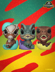 Les Oeufs Dinos - Pack 3 Figurines Funko POP! Pocket Egg Jurassic World Spring