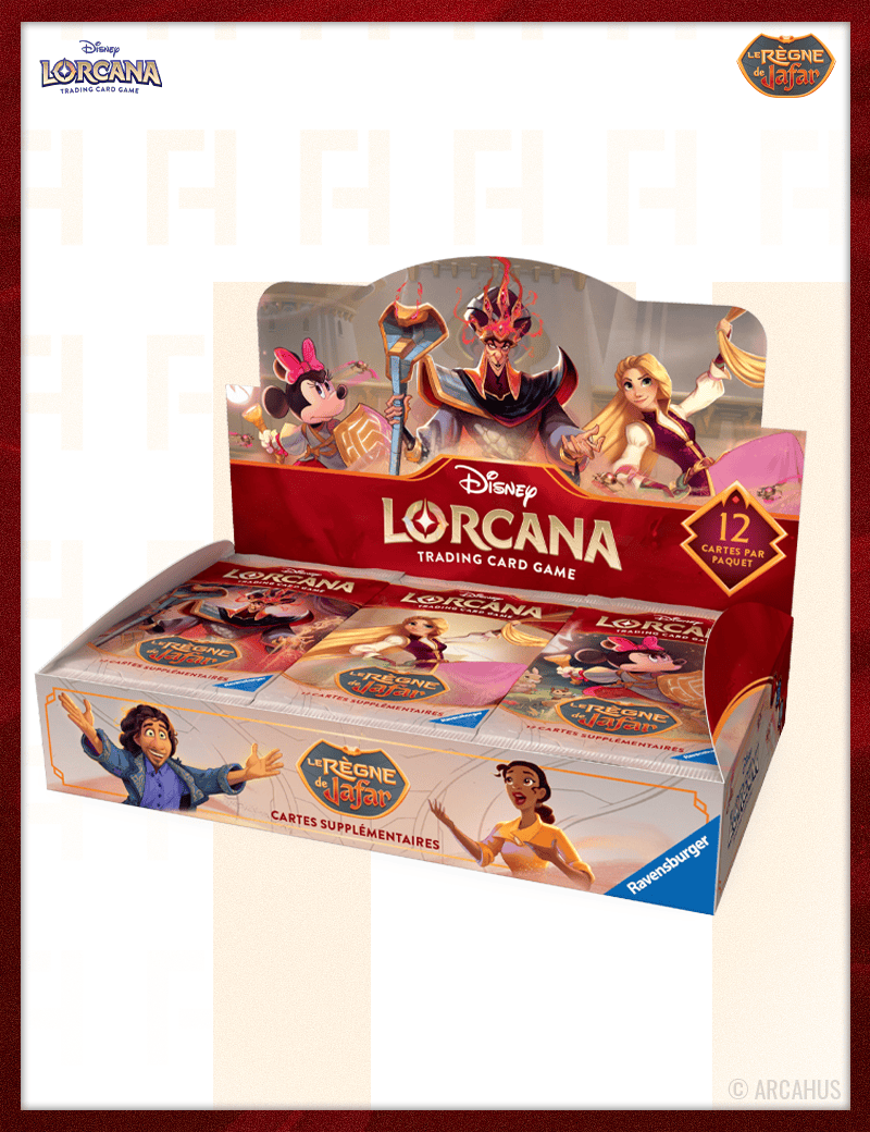 Display Scellée Disney Lorcana - 24 Boosters VF Aléatoire Chapitre 8 Le Reigne de Jafar