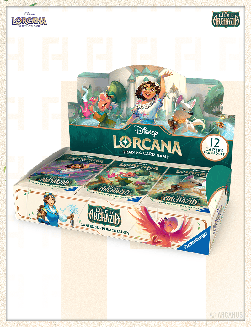 Disney Lorcana -  Display 24 Boosters Chapitre 7 L'Île d'Archazia