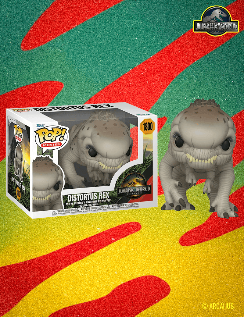 Distortus Rex n° 1800 - Figurine Funko POP! Movies Jurassic World Renaissance