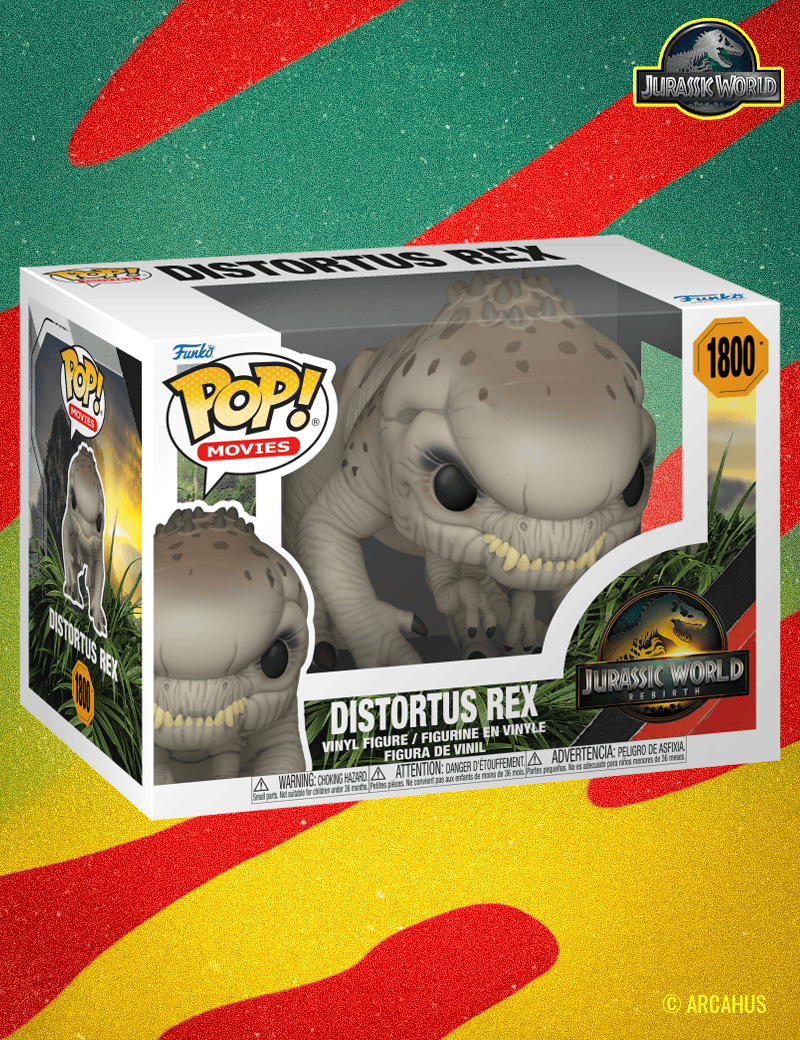 Distortus Rex n° 1800 - Figurine Funko POP! Movies Jurassic World Renaissance