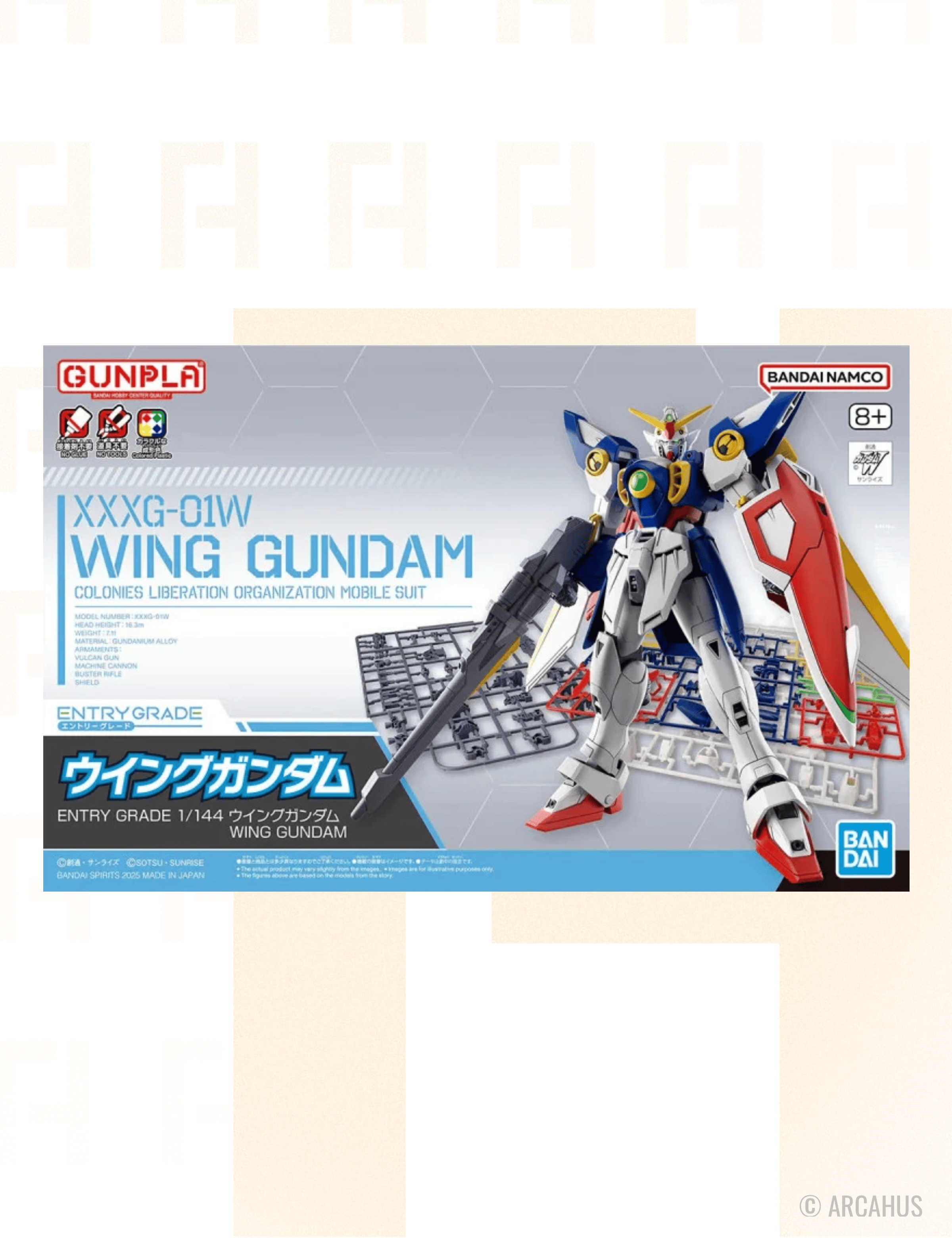 Entry Grade Wing Gundam 1/144 - Model Kit Gundam