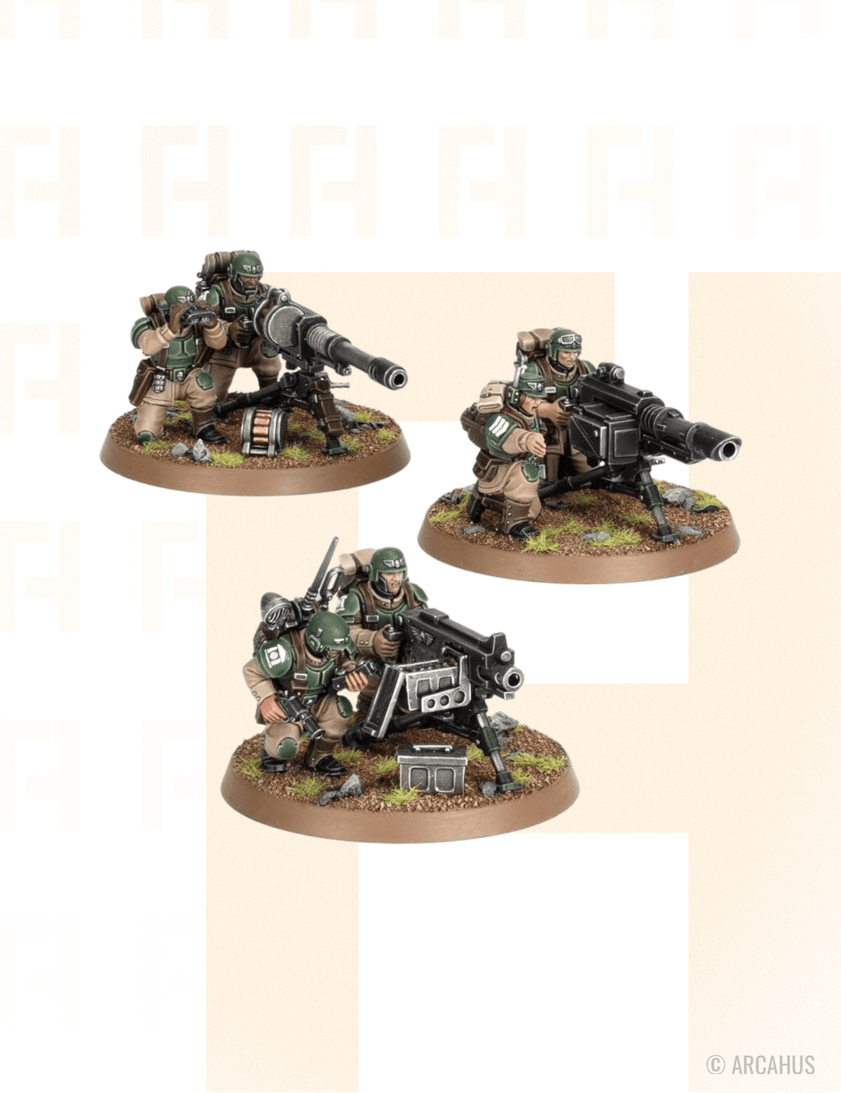 Escouade d'Armes Lourdes - Figurine Miniature Warhammer 40,000 Astra Militarum